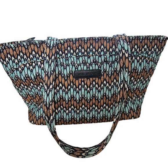 Vera Bradley Handbags - Vera Bradley Tote Bag Womens Large Quilted Shoulder‎ Purse Satchel Handbag